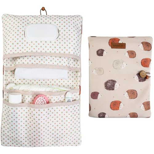 Image of HAMUR Baby Diaper Bag Organizer – Travel-Friendly, Compact & Foldable | Stroller Pouch for Newborn Essentials – Must-Have for Boys & Girls (URchin)