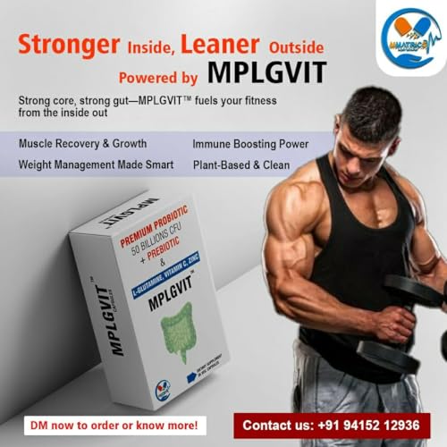 Image of Premium Probiotic 50 Billion CFU | 20 Strains + Prebiotic FOS + L-Glutamine + Vitamin C & Zinc | Supports Digestion & Bowel Movement | Helps Gas, Bloating & Constipation | Individually Sealed ALU-ALU Blister - Maintains Live Bacteria Till Consumption | 30 Veg Capsules