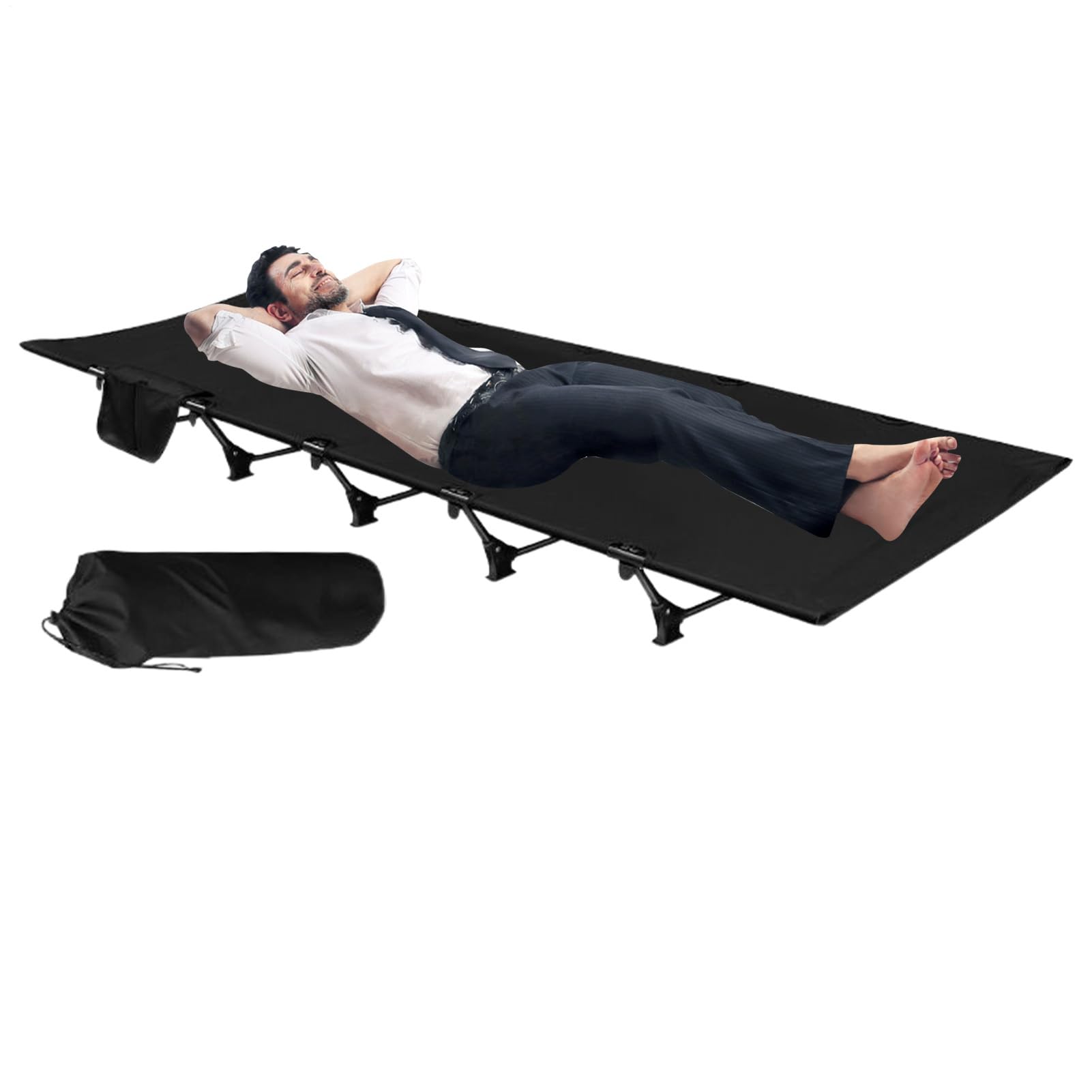 Somier Plegable Cama Plegable para Dormir en Camping | Equipo Compacto De Senderismo Para Excursiones Escalada Actividades Al Aire Libre Viajes Coche Casa