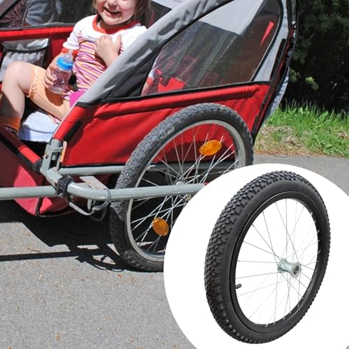 Pneu caoutchouc robuste et roue à rayon 20 pouces Perfeclan haute résistance pour remorque