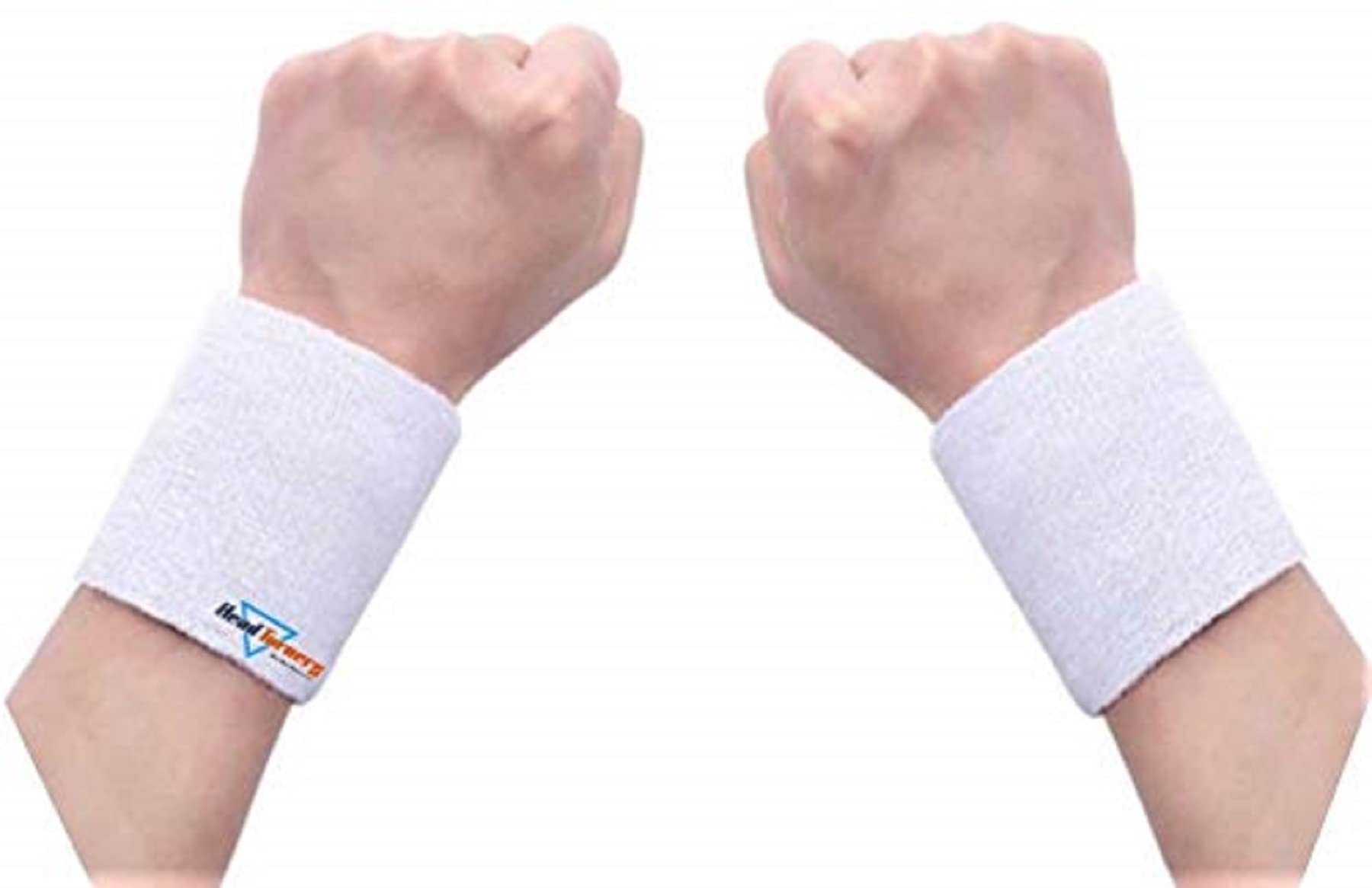 HeadTurners Sweat Band Wrist Band/Wrist Support for Gym, Cricket, Running and Sports Activities 3 inches- (2 pcs, White) (B08HQ9N436) Amazon Price History, Amazon Price Tracker