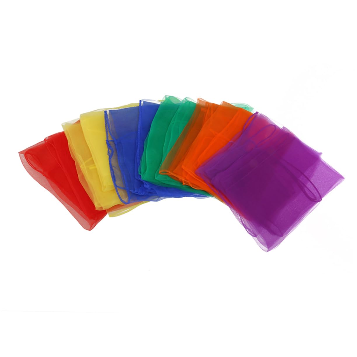 SHERCHPRY Dancing Scarves for Boys and Girls 6pcs Children Dance Veil Super Thin Comfortable for Boys and Girls Easy Wash Great for Stage Performance