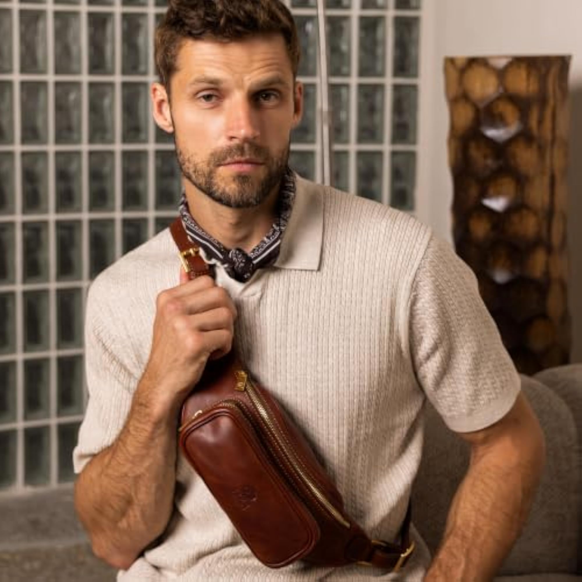Leather Waist Pack Belly Bag