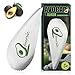 Cortador de aguacate Cortador de aguacate, utensilio de cocina de acero inoxidable con borde de cuchillo en forma de onda para rebanar mango, rebanar aguacate, cuchara de kiwi