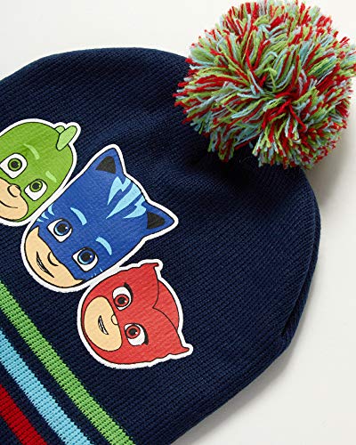 PJ Masks Winter Hat, Mittens, and Gaiter Scarf Three Piece Set, Size Age-2T-4T, PJ Masks Hat Mitten Gaiter Set4