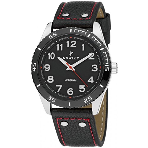Montre Nowley 8 5635 0 1 garde-temps aux finitions soignées en acier