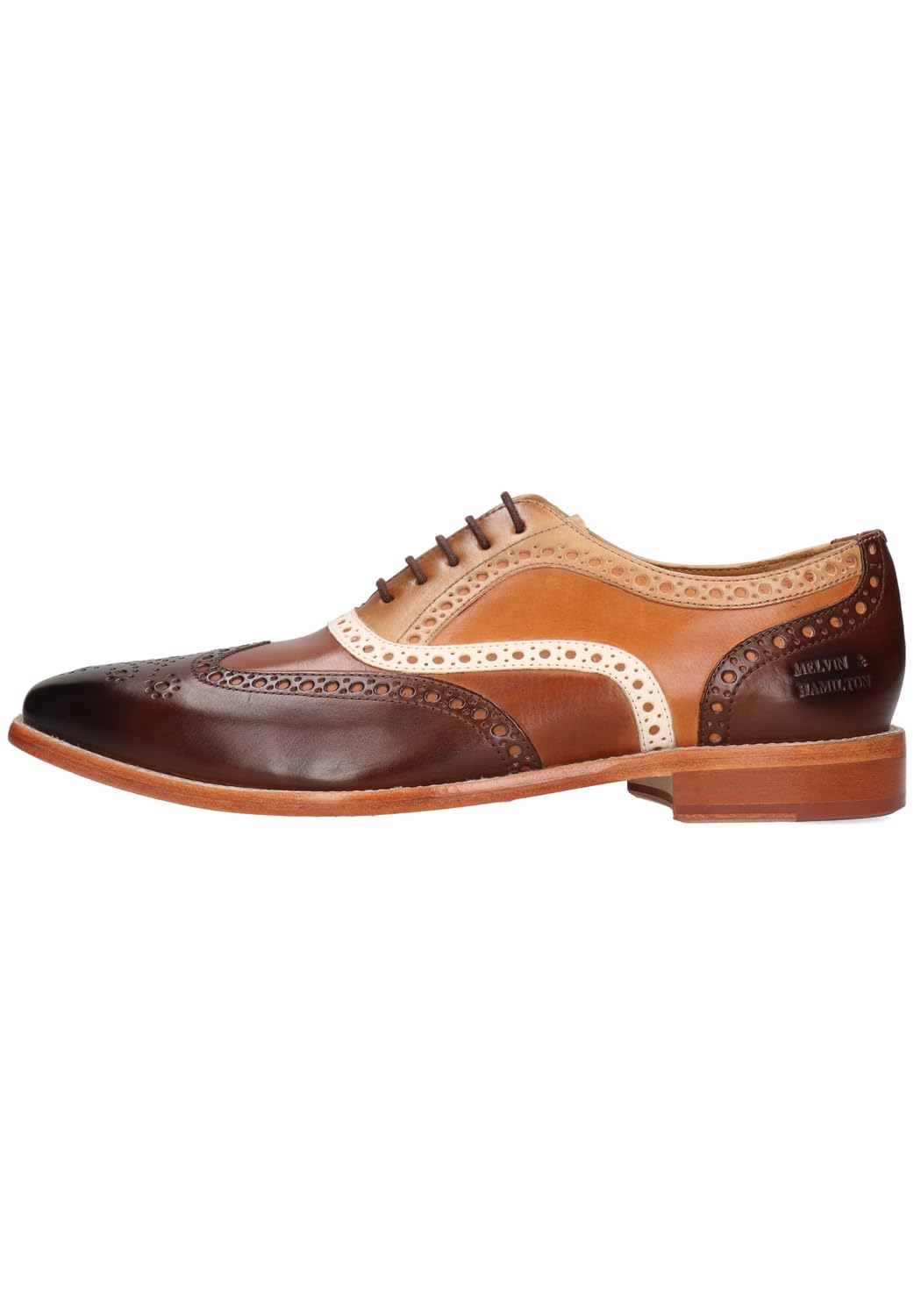 Melvin & Hamilton Men's Leonardo 21 Vegas Mid Brown Oxford, 6.5 UK