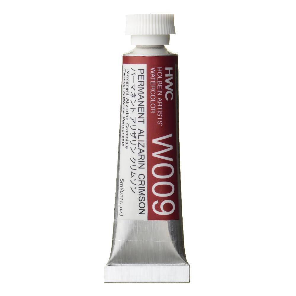 Holbein Red Watercolour : 5Ml Tube Permanent Alizarin Crimson