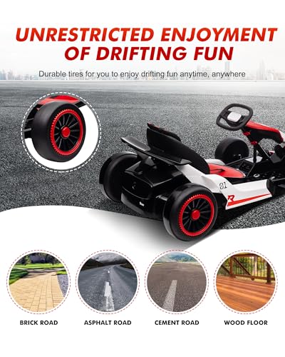 Garveelife KROC-RD 24V Go Kart For Kids 6-12 Year Old,Child Electric Drift Go-Kart thumb #7