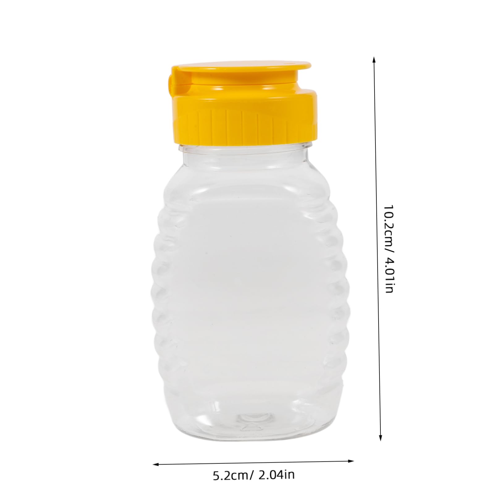 VICASKY 2Pcs Reusable Squeeze Bottles for Honey and Condiments Dispenser for Sauces Dressings and Oils Kitchen Accessory for Home and Restaurant Use