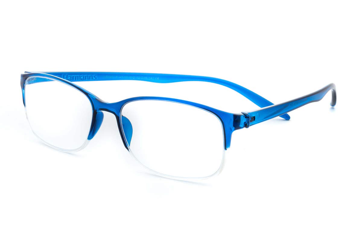 DR.HARMANN'S READING GLASSES FITTED WITH BLUE BLOCK LENS (Model: Library 8 Computer Readers with Blue Light Blocking and Blue Rays filter)-image-6