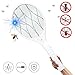 Produktbild EXTSUD Elektrische Fliegenklatsche Fliegenfänger Moskito Zapper, Insekten Mörder mit LED-Licht Taschenlampe Abnehmbarer Griff, USB Wiederaufladbar,4000 Volt,Doppelte Schichten Mesh Schutz