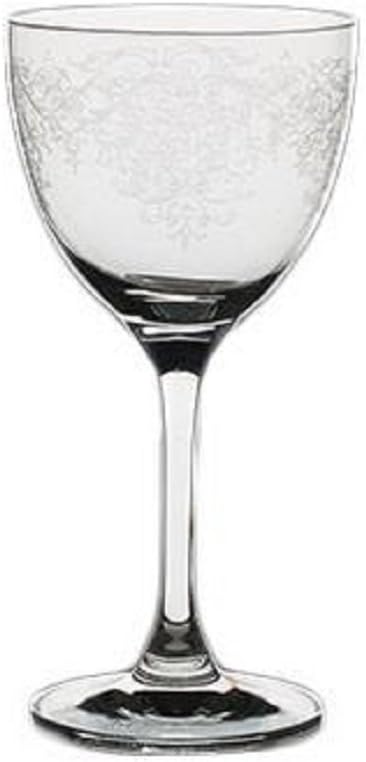 RONA Steelite Vintage Lace Nick & Nora Wine/Cocktail Glass, Set of 6