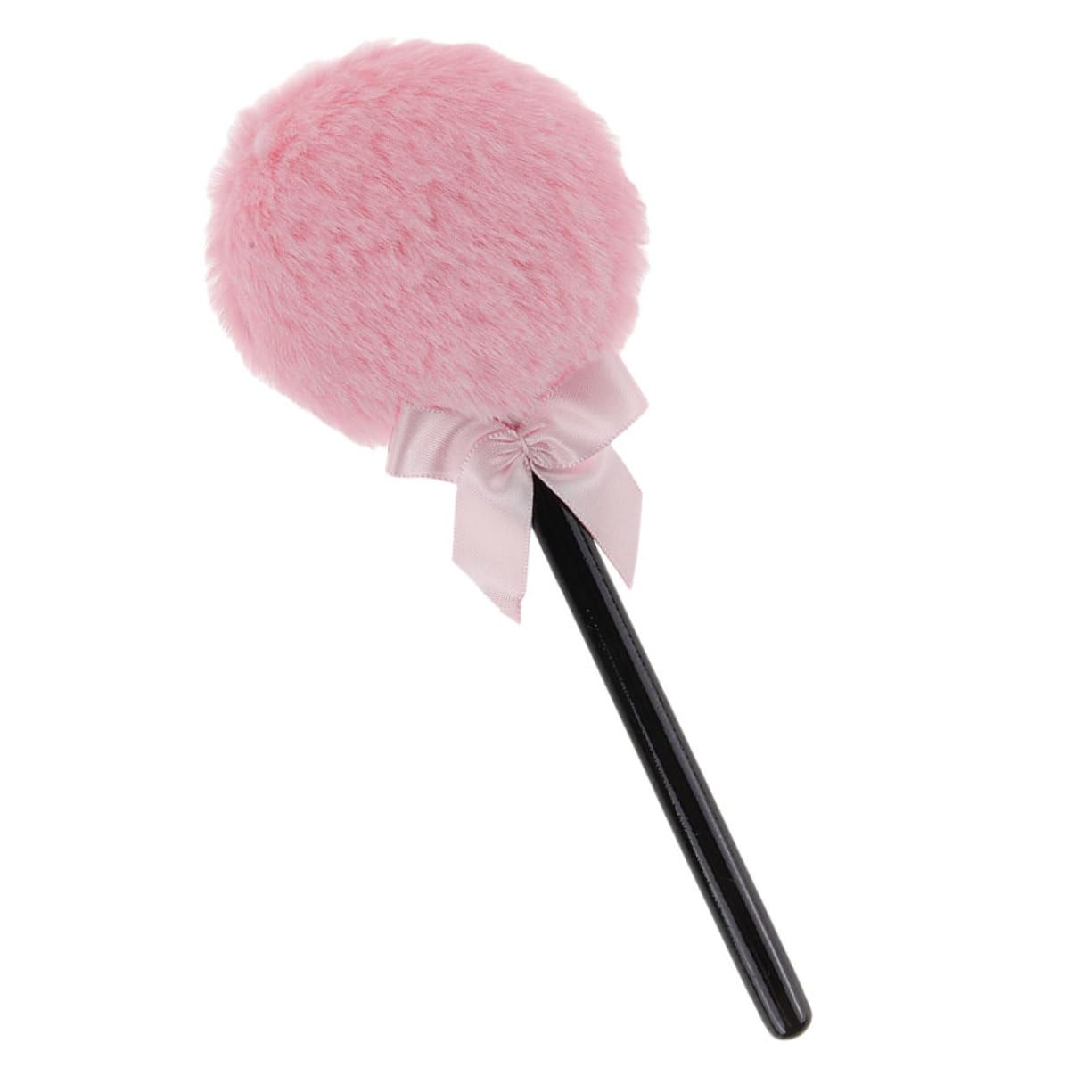 HAPINARY Fluffy Makeup Puff Large for Powder Lollipop Shape Body Powder Puff Soft Long Handle