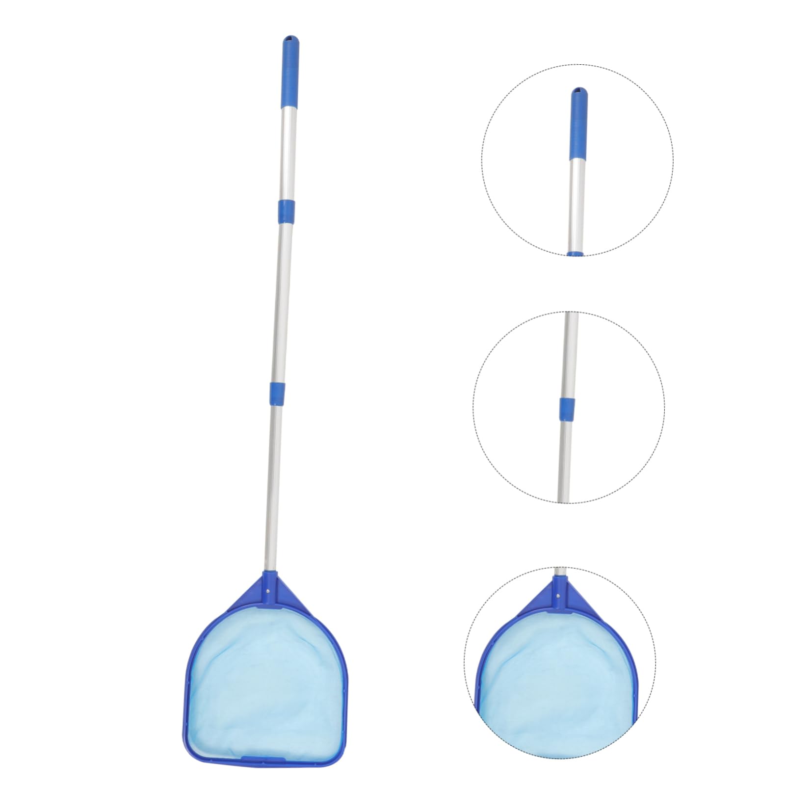 ÉPuisette TéLescopique pour Nettoyage De Piscine Outil Polyvalent en Plastique Et Aluminium pour Retirer DéBris Et Feuilles 132 Cm