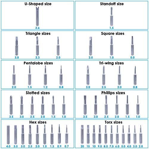 Precision Screwdriver Set, Ottateat 50 in 1 Magnetic Screwdriver Kit, Professional Torx/Phillips/Slotted Screwdriver Sets Included, Small Screw Driver for Electronics Repair