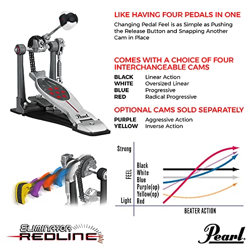 image for Pearl Bass Drum Pedal, Single (P2050C), n/a