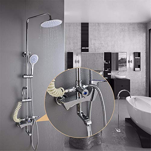 T-THSZ Juego de ducha de cuatro velocidades, pistola elevadora, ducha, ducha, accesorios de plomería.