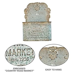 All Chic Metal Wall Planter Wall Mount Planter Wall Metal Hanging Planter Wall Vases for Flowers Planters for Outdoor Plants for Farmhouse Wall Decor (Rustic) All Chic Metal Wall Planter Wall Mount Planter Wall Metal Hanging Planter Wall Vases for Flowers Planters for Outdoor Plants for Farmhouse Wall Decor Rustic