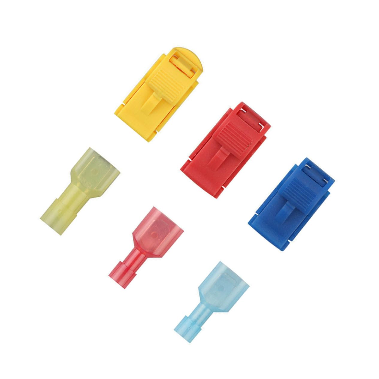 SOLUSTRE T-abzweig Schnellverbinder mit Verbindungsstecker Kupferdrahtverbindung 260 Stück für 0,5-4,0 Mm² Schnelle Kabelverbindung