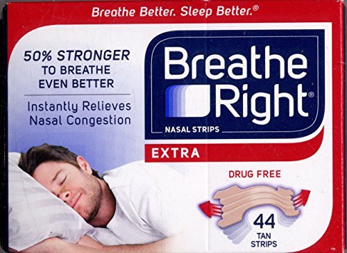 Breath Right - Extra Strong Nasal Strips - Pack of 3 Total 132 Strips - //coolthings.us
