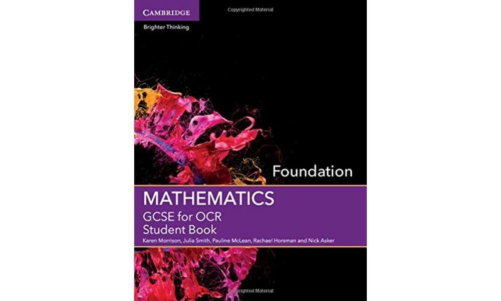 GCSE Mathematics for OCR Foundation Student Book - Morrison, Karen