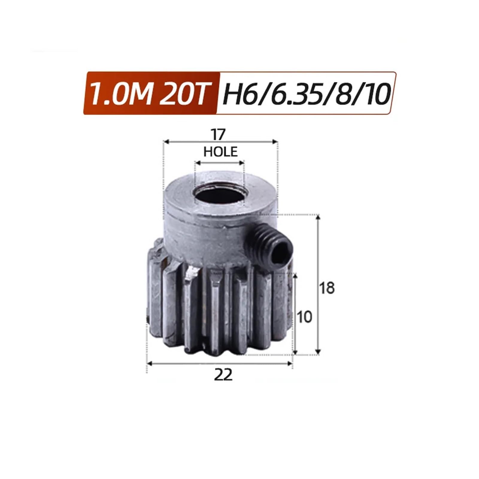 Spur Rack Steel High Precision 1Mod Steel Gear Rack 10 * 10 12 * 12 15 * 15 20 * 20 Length 1000mm + 1pcs/2pcs 1M 20 Teeth Steel Pinion Gear Bore Hole 6mm(10x10-2pcs 20T Gear)