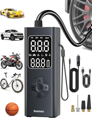 20% off - Car Tire Air Pump Portable Air Compressor, 150 PSI Cordless Tire Inflator Battery for...