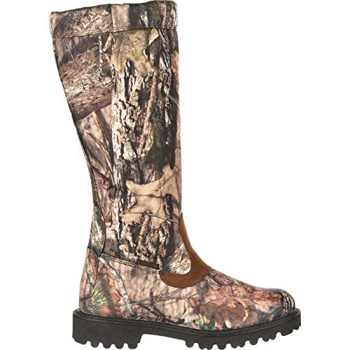 ROCKY Low Country Waterproof Snake Boot, Mossy Oak Break Up Country, Size 8(M)