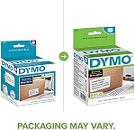 DYMO LW Large Shipping Labels for LabelWriter Label Printers, 2-5/16" x 4" (59 x 104 mm) Stickers, Black Print, White Label Maker Tape, 1 Roll of 300
