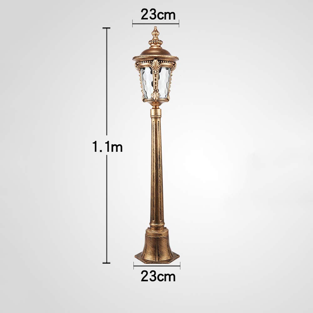 kolumnowa Patio Krajobrazowa led Led 3 metry Europejski wodoodporny trawnik Retro zewnętrzna Wysoki słup słupkowa Oświetlenie mieszkalne na zewnątrz trawy