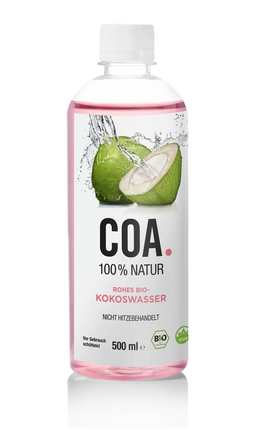 Bio-Kokoswasser 12x500ml Unbehandelt Vegan Glutenfrei Isotonisch