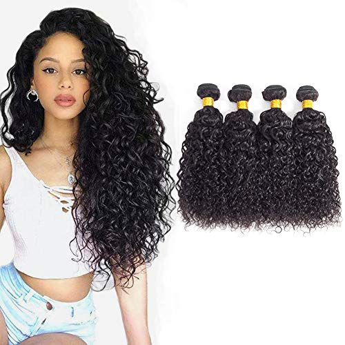 Brazilian Kinky Curly Virgin Hair Bundles 14 16 18 20, Brazilian Curly Hair Brazilian Virgin hair Kinky Curly Human Hair Weave