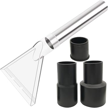 Universal Compatible with All Shop Vacs Extractor Attachment with 2-1/2 & 1-7/8 & 1-1/4 Three Adapters Auto Detailing Vacuum Head Extraction Accessory for Upholstery & Carpet Cleaning