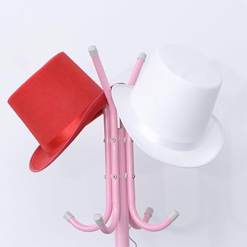 Miniatura 7 de Healvian Perchero con 12 ganchos, perchero independiente, perchero de hierro, perchero de árbol de fácil instalación, soporte para sombreros,