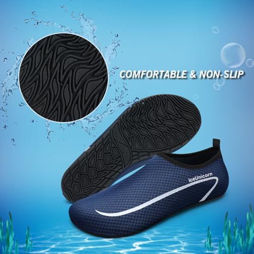 Image of IceUnicorn Water Shoes Men Women Beach Swim Aqua Barefoot Socks Pool Quick Dry Yoga