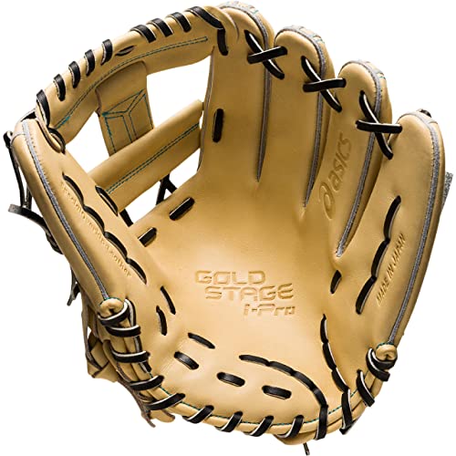 アシックス(ASICS) 野球 硬式 グローブ グラブ 内野手用 GOLDSTAGE i-pro ゴールドステージ i-pro サイズ6 3121B012 ゴールデンキャメル×ブラック/フラッグブラウン×ブラック/ブラック 3枚目