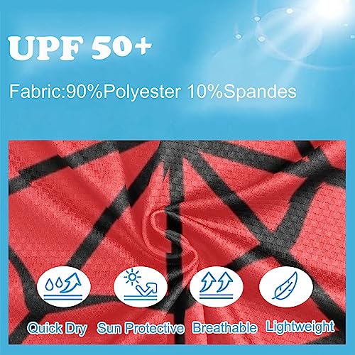 CaTaKu Boys Swim Shirt Toddler Rash Guard Long Sleeve Swimsuit for Boys Girls UPF 50+ 3-12T4