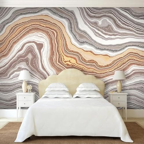 Arte Mural 3D Dormitorio Líneas Minimalistas Paisaje Sala De Estar Sofá Tv Fondo De Pantalla-300Cm×210Cm