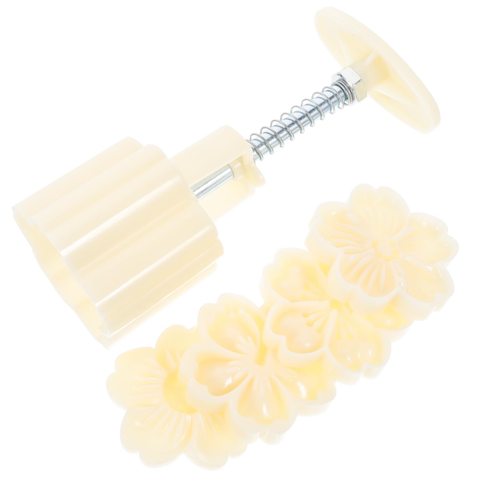 STOBAZA 1Set Flower Design Moon Cake Molds Hand Pressed Green Bean Cake Maker for Moon Cakes Reusable Baking Tools for Family and Friends present for Baking Lovers