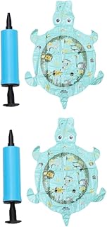 TOYANDONA 2 Conjuntos De Tapete De Água Para Bebês Almofada Inflável Almofada De Jogo Inflável Tapete De Água Inflável Almofadas De Água Infláveis Para Crianças Rastejar Bebê Crianças
