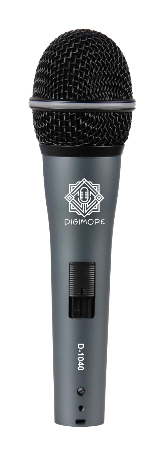 DIGIMORE Super Cardioid Dynamic Vocal Microphone for Singing, Live Performance & Karaoke | Metal Body, 3-Pin XLR Wired Mic | 80Hz–16kHz Frequency Response | 20ft Cable & Mic Holder Included (D-1020) — Amazon image 17