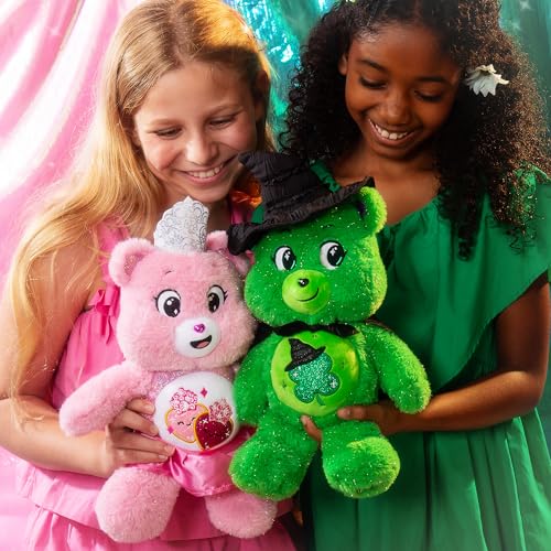 Image of Care Bears - Care Bears x Wicked 2-Pack - Love-a-Lot Bear as Glinda & Good Luck Bear as Elphaba