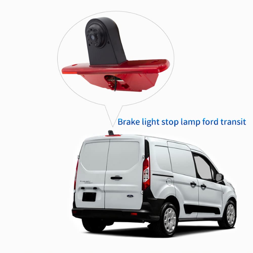Caméra de recul à double objectif avec écran de 17,4 cm et 2 rétroviseurs divisés pour Peugeot Expert Fiat Scudo Citroen Jumpy (2007-2016) Toyota Proace 2013-2016 (Kit noir