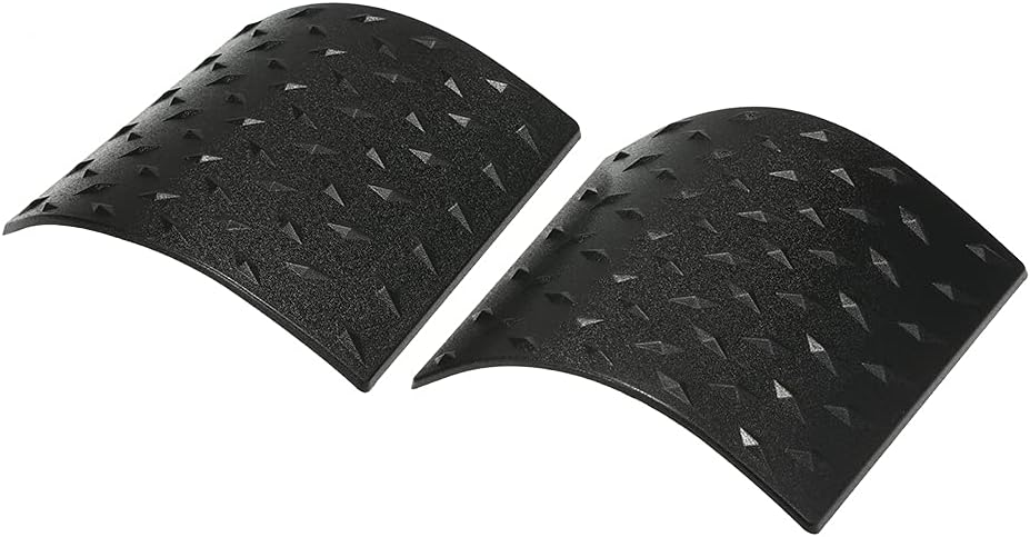 Aibabely ABS Body Armor Car Sticker Side Outer Cowling Cover- for Jeep Wrangler JK 2007-2016 - 2 Pieces (Black)