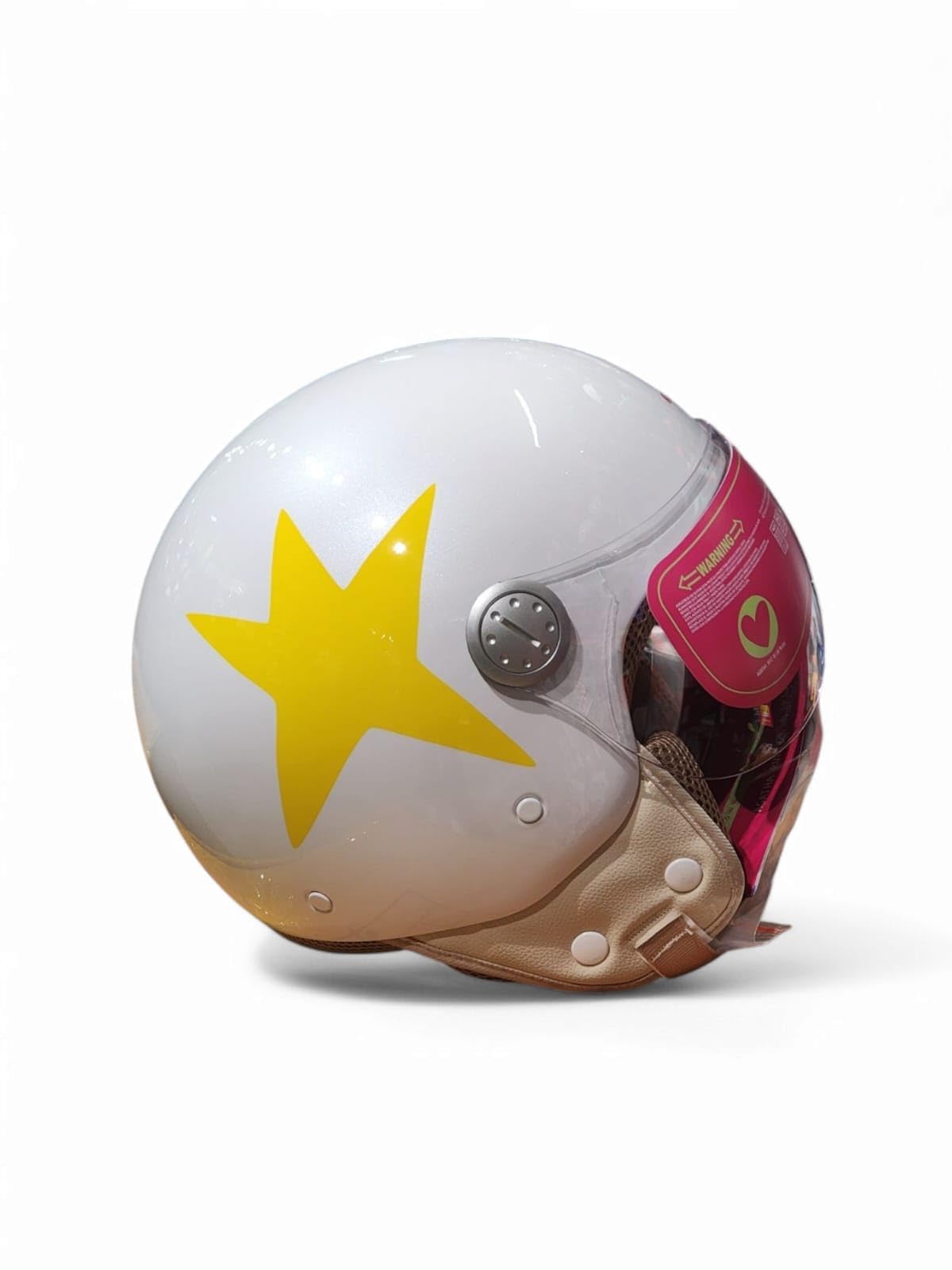 Casco Jet NZI Pasarela Constelación Amarilla - Ágatha Ruiz de La Prada Talla XS
