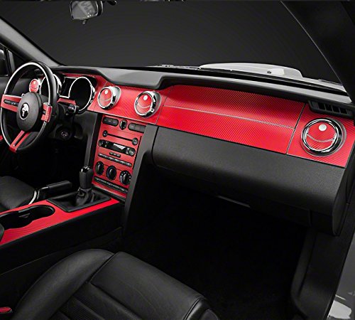 Diyah 4D Red Carbon Fiber Vinyl Wrap Sticker With Air Realease Bubble Free Anti-Wrinkle 12" X 60" ( 1Ft X 5Ft) #TOP3