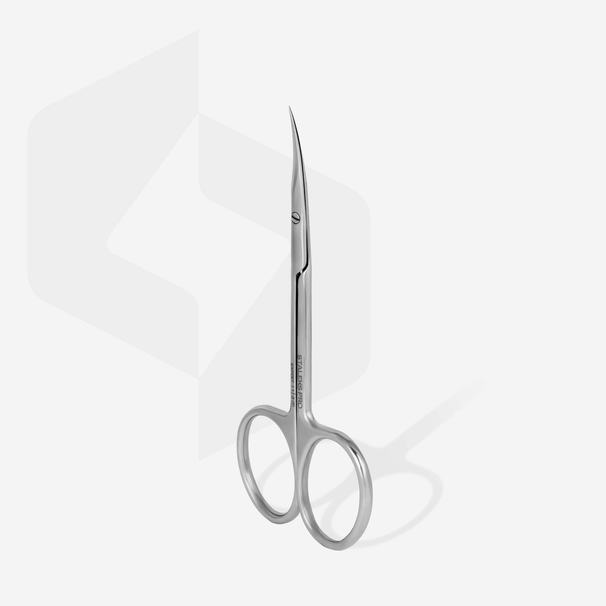 STALEKS PRO by Natury Nails Forbici professionali per cuticole per mancini. Anelli ergonomici. Acciaio inossidabile. Expert SE 11/3