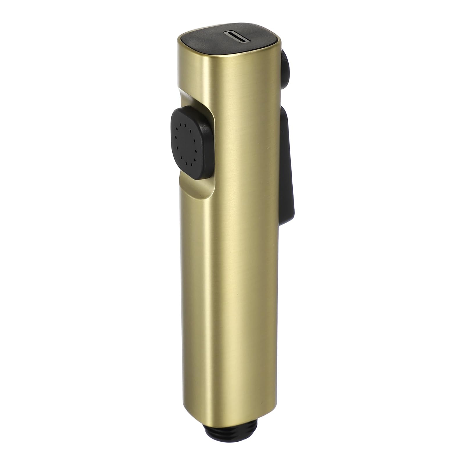 sourcing map Handheld Bidet Sprayer for Toilet, ABS Sprayer Kit Dual Spray Mode with Scraping Function and G1/2(0.79") Threaded for Kitchen Bathroom Cleaning, (Brushed Gold,Style 3)