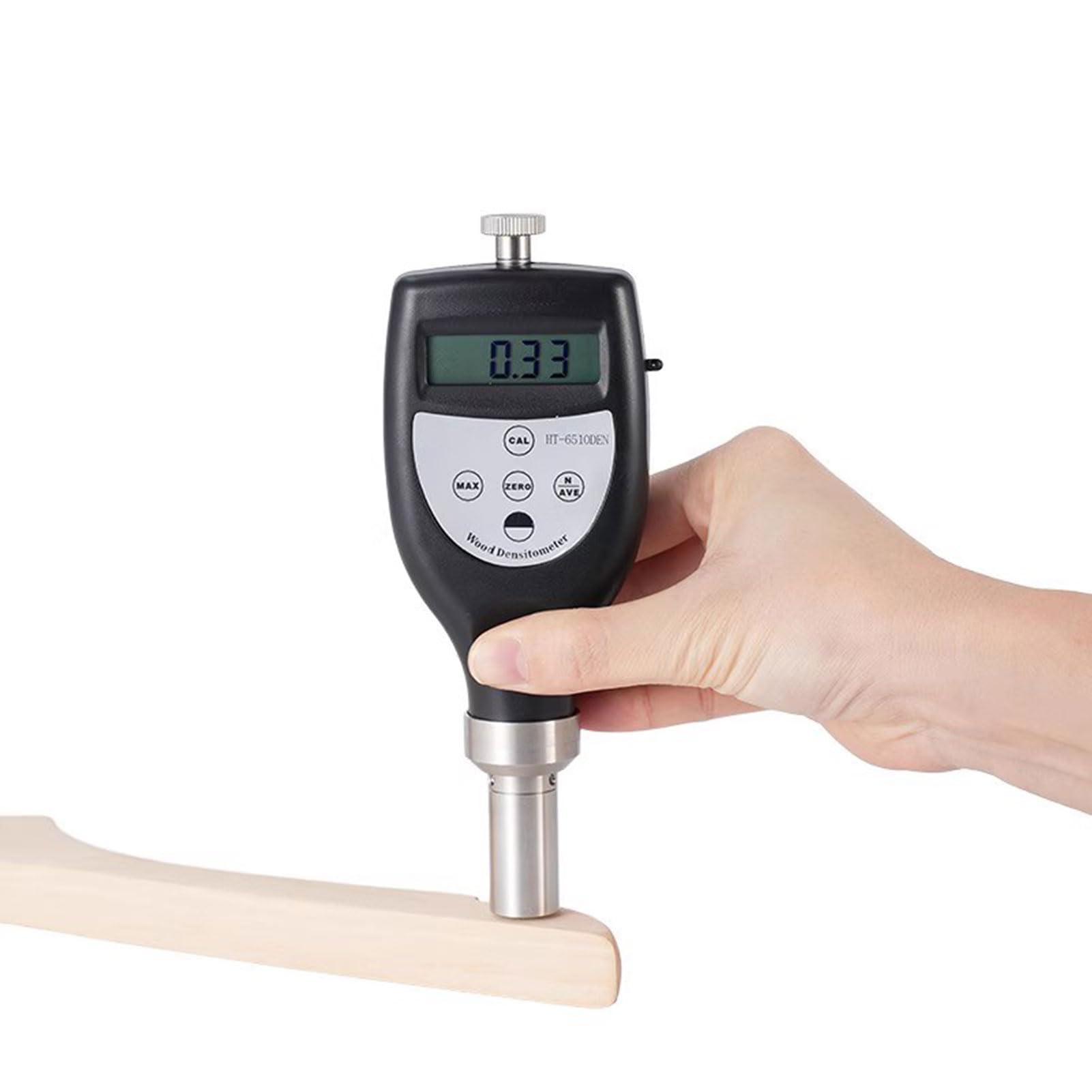 HT-6510DEN Densímetro de Madera Rango de medición 0,01 g~1,2 g/cm3 Densímetro por indentación Densímetro Digital